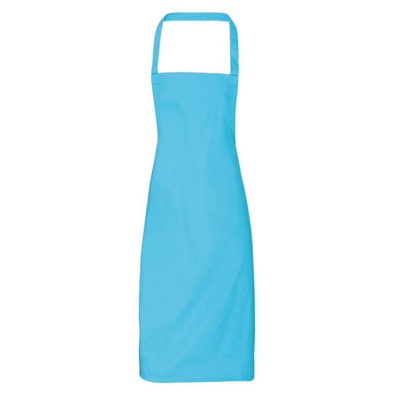 100% Organic Cotton Bib Apron Turquoise