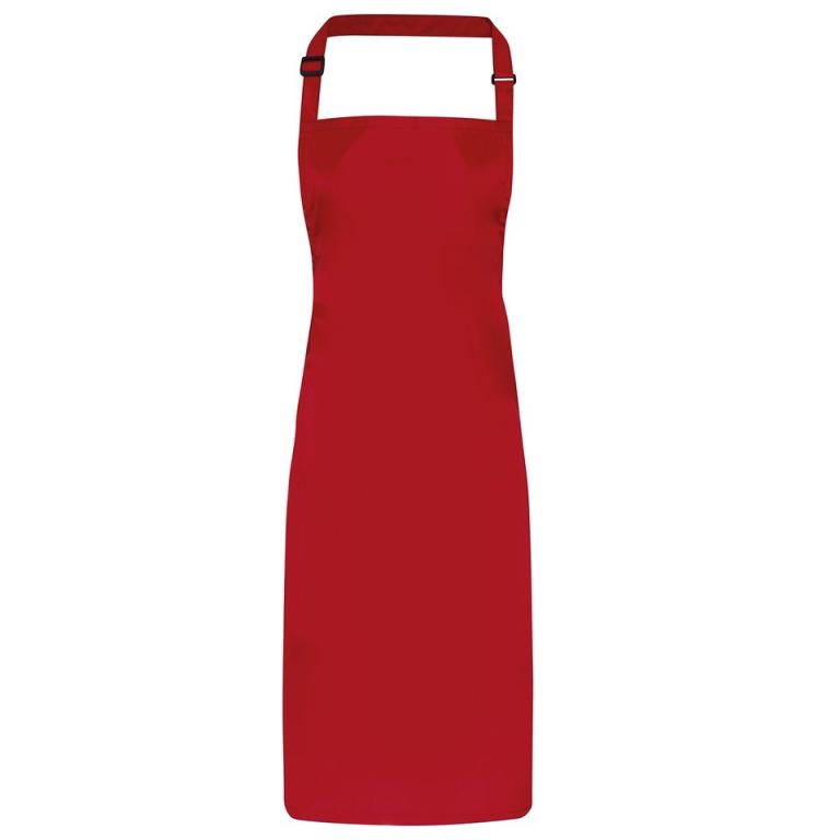 Waterproof bib apron Red