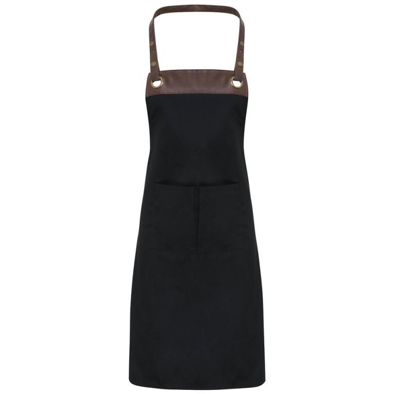 Espresso bib apron Black/Brown