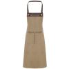 Espresso bib apron Khaki/Brown