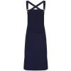 Cross back 'barista' bib apron Navy