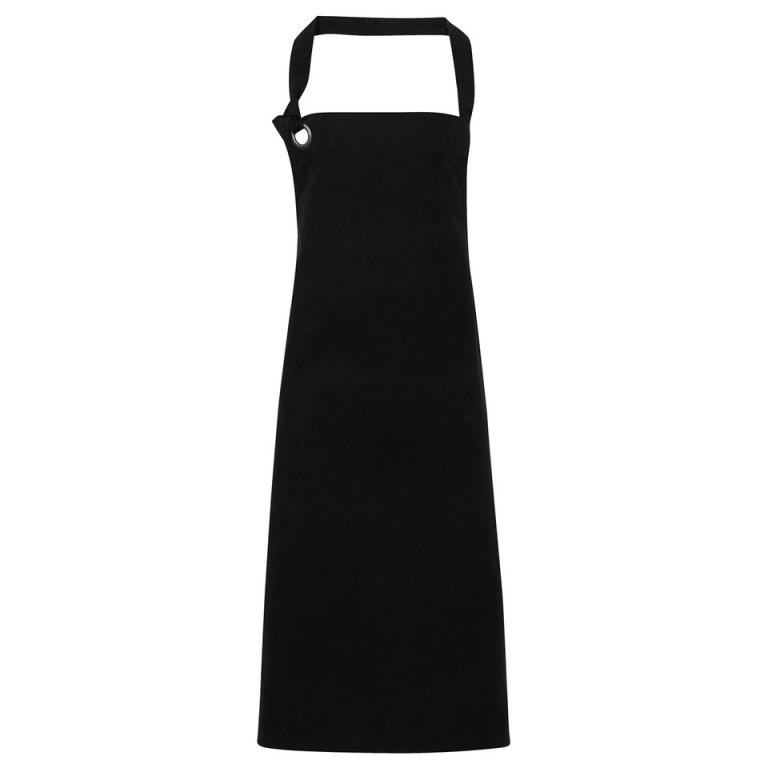 Calibre heavy cotton canvas bib apron Black