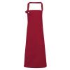 Calibre heavy cotton canvas bib apron Burgundy