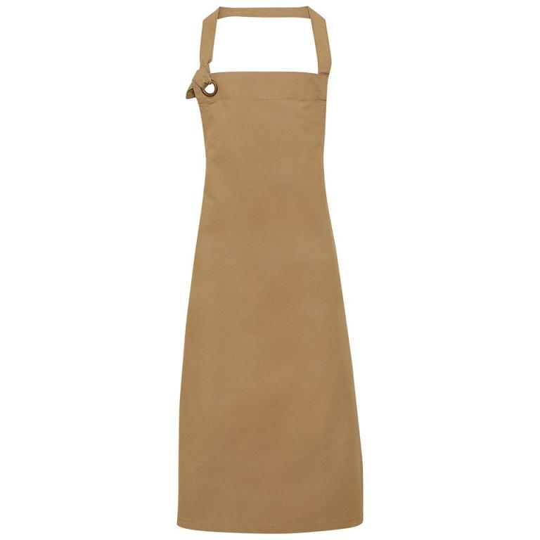 Calibre heavy cotton canvas bib apron Khaki