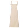 Calibre heavy cotton canvas bib apron Natural