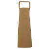 Chino cotton bib apron Khaki