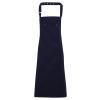 Chino cotton bib apron Navy