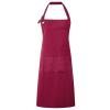 Calibre heavy cotton canvas pocket apron Burgundy