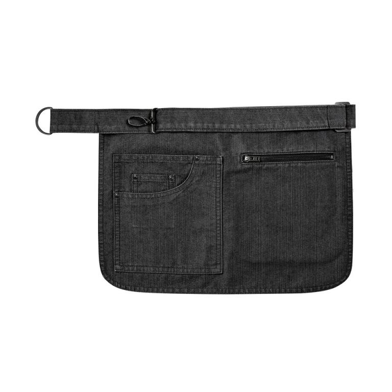 Metro utility hip apron Black Denim