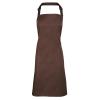 Colours bib apron Brown