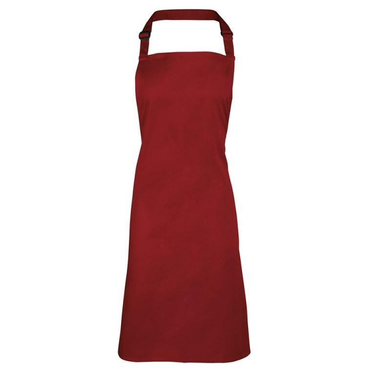 Colours bib apron Burgundy