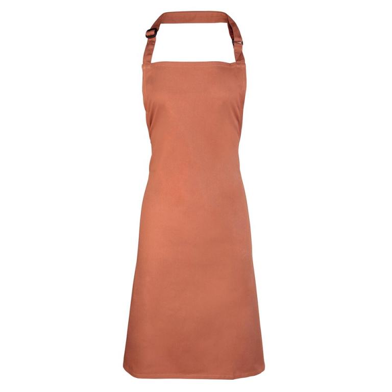 Colours bib apron Chestnut