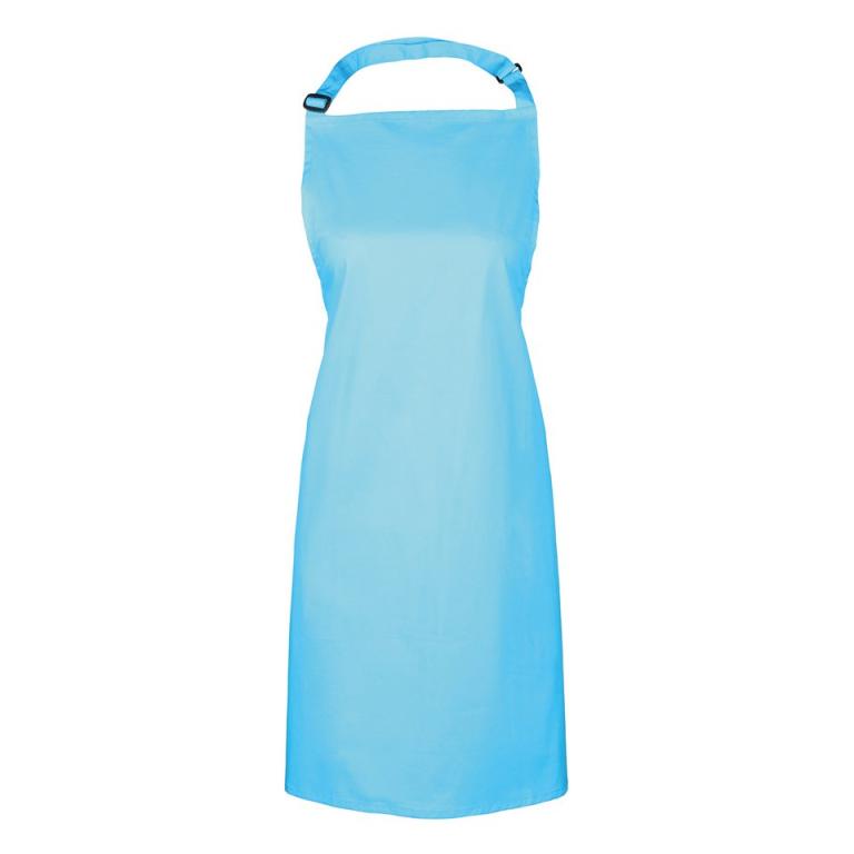 Colours bib apron Cyan