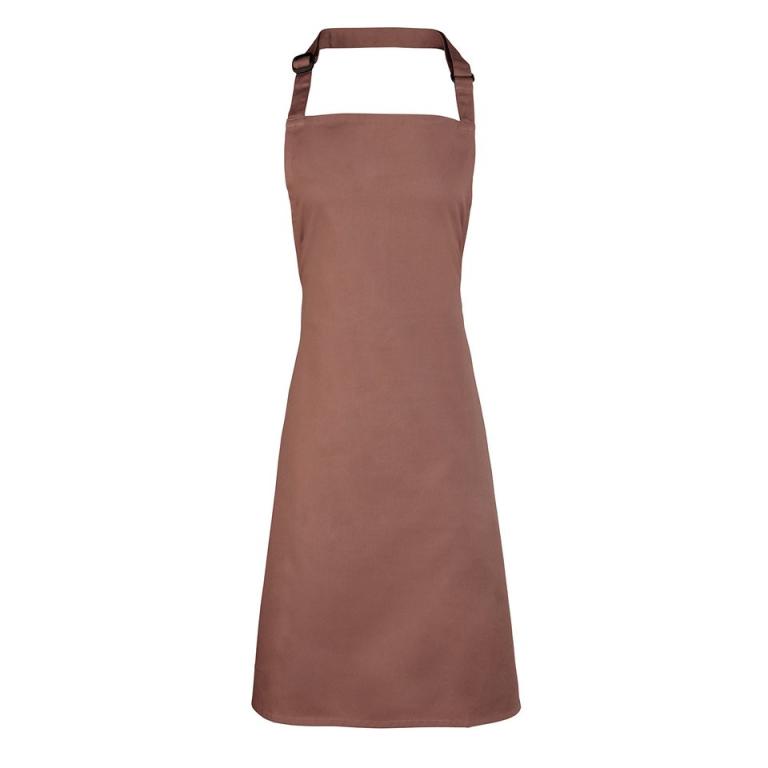 Colours bib apron Mocha