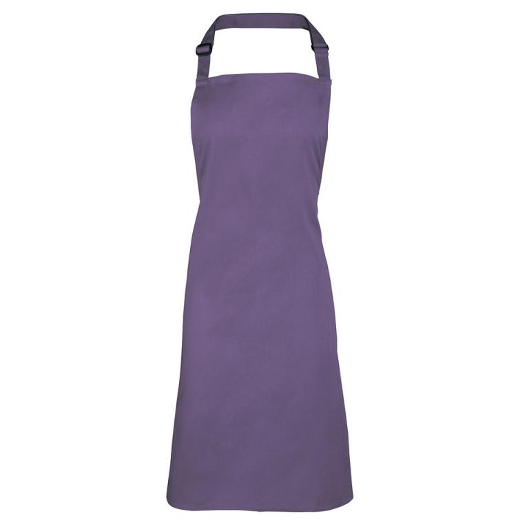 Colours bib apron Purple