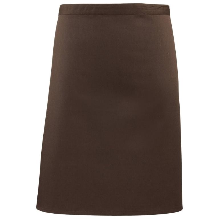 Colours mid-length apron Brown