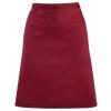 Colours mid-length apron Burgundy