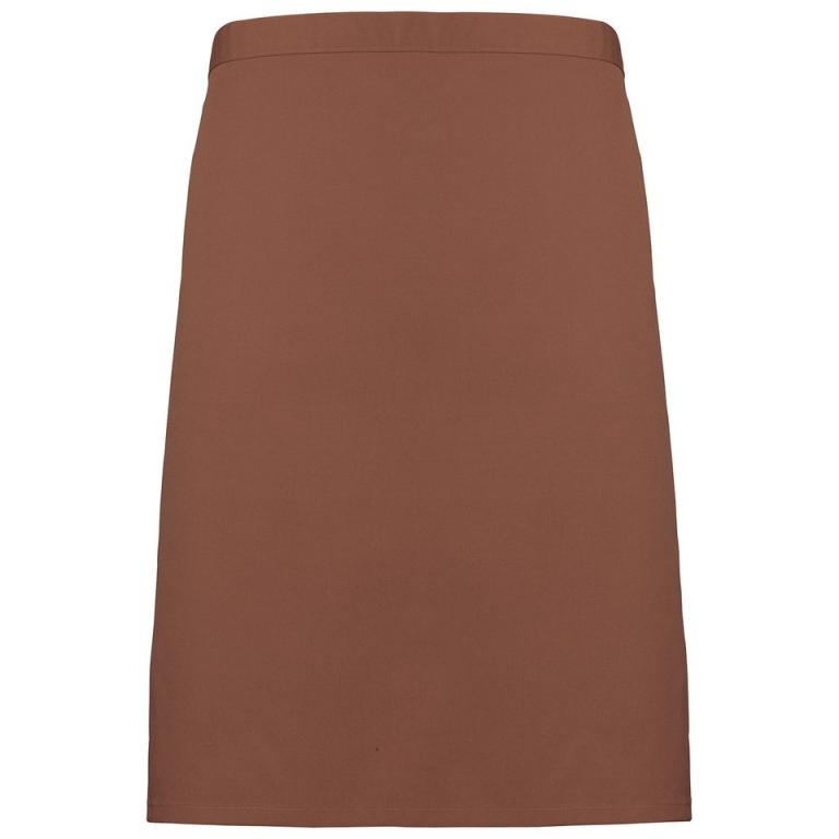 Colours mid-length apron Mocha