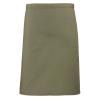 Colours mid-length apron Olive