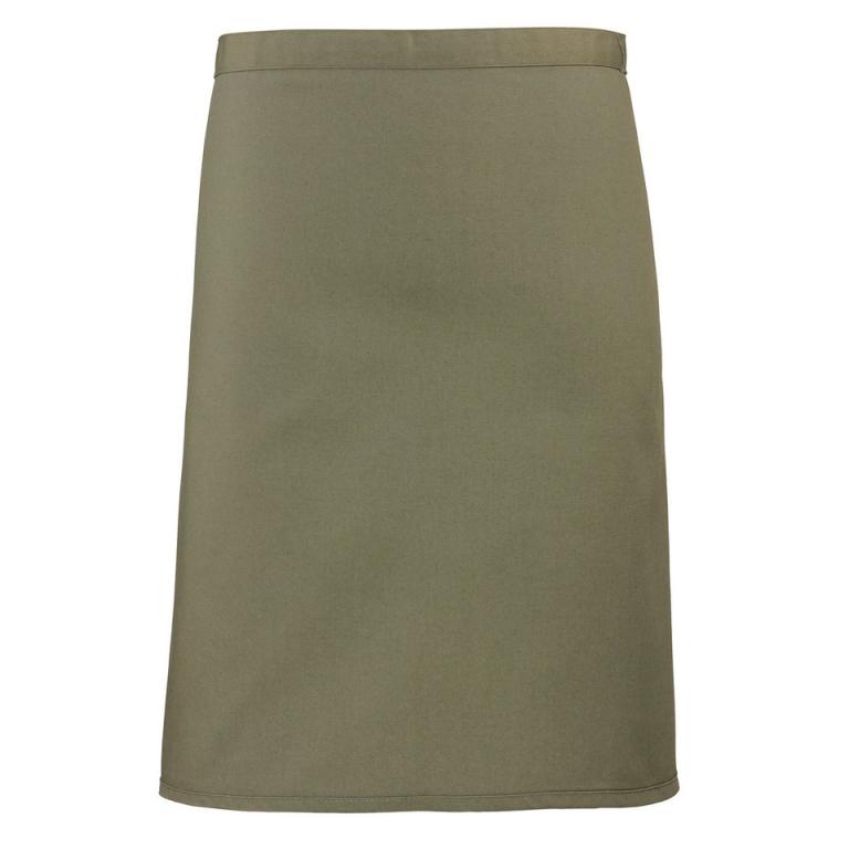 Colours mid-length apron Olive