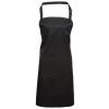 Colours bib apron with pocket Black