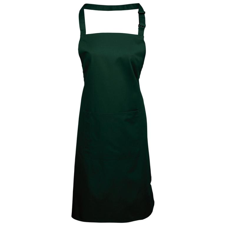 Colours bib apron with pocket Bottle