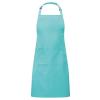 Colours bib apron with pocket Duck Egg