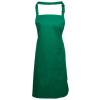 Colours bib apron with pocket Emerald