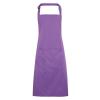 Colours bib apron with pocket Rich Violet