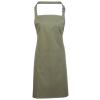 Colours bib apron with pocket Sage