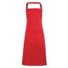 Colours bib apron with pocket Strawberry Red