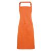 Colours bib apron with pocket Terracotta