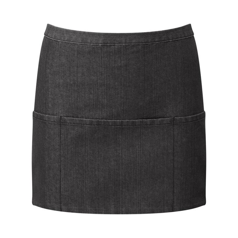 Colours 3-pocket apron Black Denim