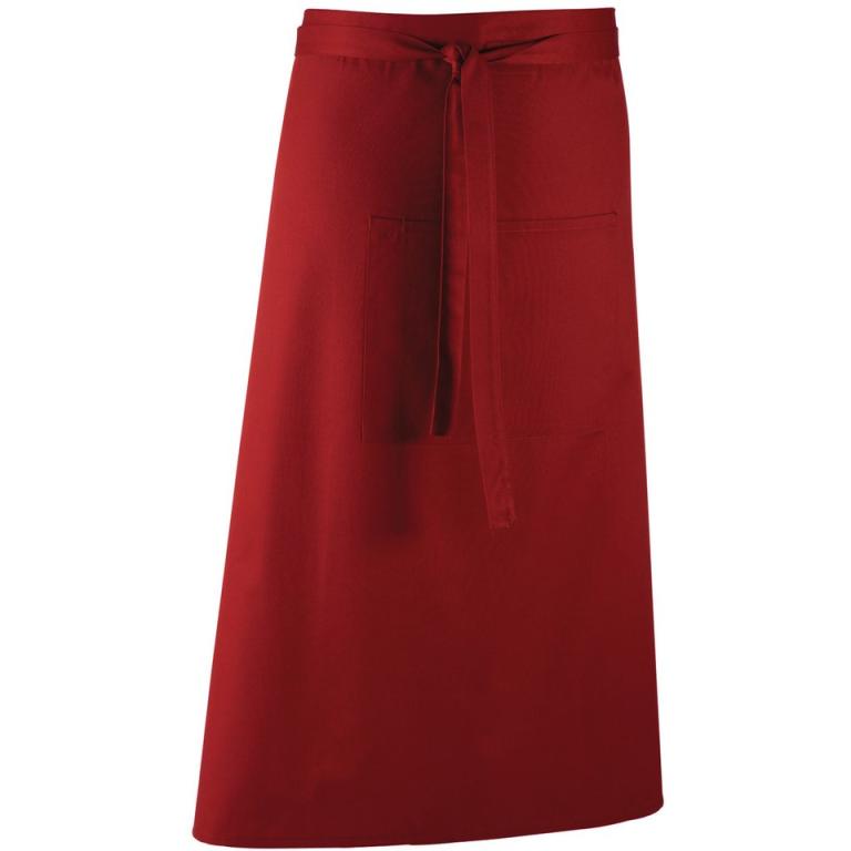 Colours bar apron Burgundy