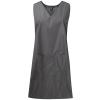 Waterproof wrap around tunic Dark Grey