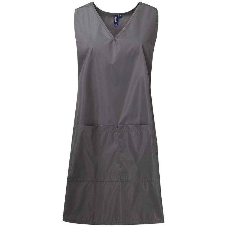 Waterproof wrap around tunic Dark Grey