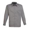 Long sleeve poplin shirt Dark Grey