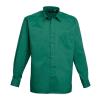 Long sleeve poplin shirt Emerald