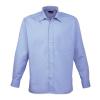 Long sleeve poplin shirt Mid Blue