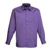 Long sleeve poplin shirt Purple