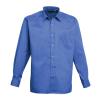 Long sleeve poplin shirt Royal