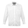 Long sleeve poplin shirt White