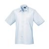 Short sleeve poplin shirt Light Blue