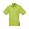 Short sleeve poplin shirt Lime