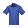 Short sleeve poplin shirt Royal