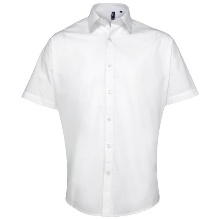 Supreme poplin short sleeve shirt White