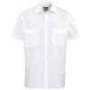 Short sleeve pilot shirt White