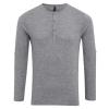 Long John roll-sleeve tee Grey Marl