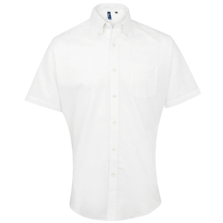 Signature Oxford short sleeve shirt White