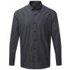 Maxton check long sleeve shirt Steel/Black